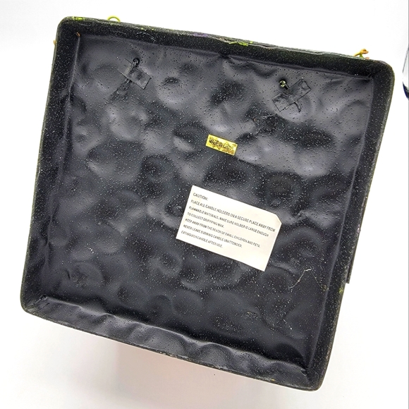 Vintage Halloween / Holiday Metal Haunted House Tea Light Decoration - Picture 13 of 14